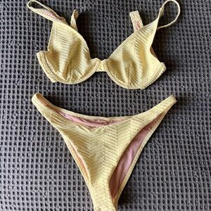 Cotton On Pale Yellow Bikini